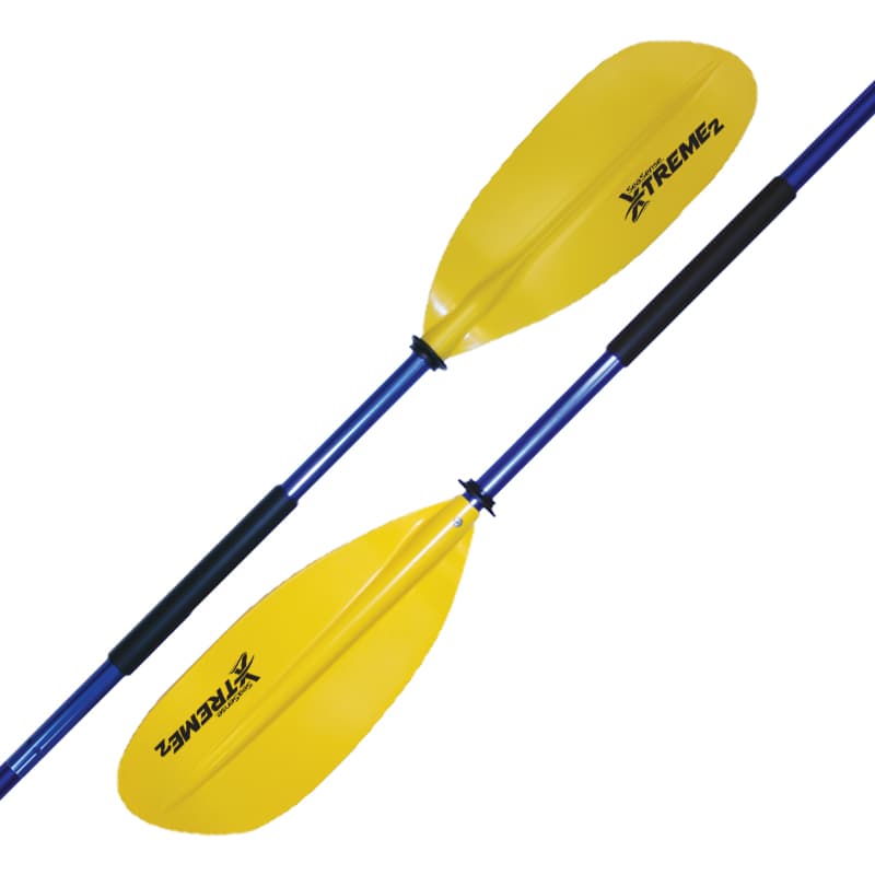 X-Treme 2 Kayak Paddle (Yellow with Blue Shaft, Length 84")