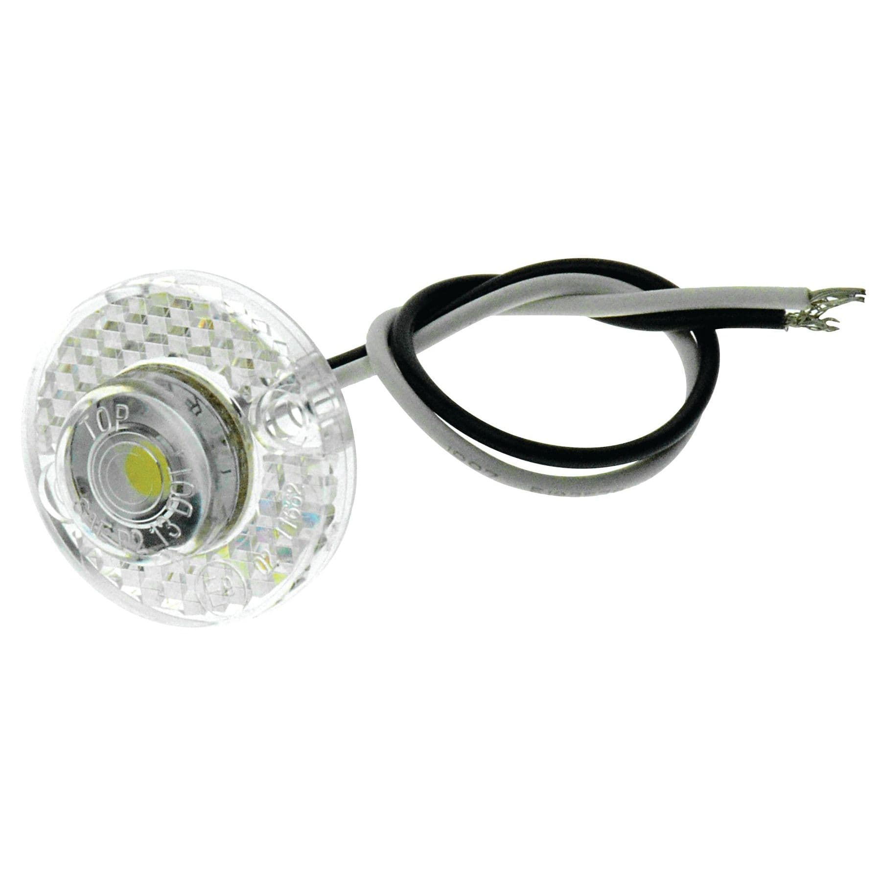 L.E.D. Round Front Position Light (White)