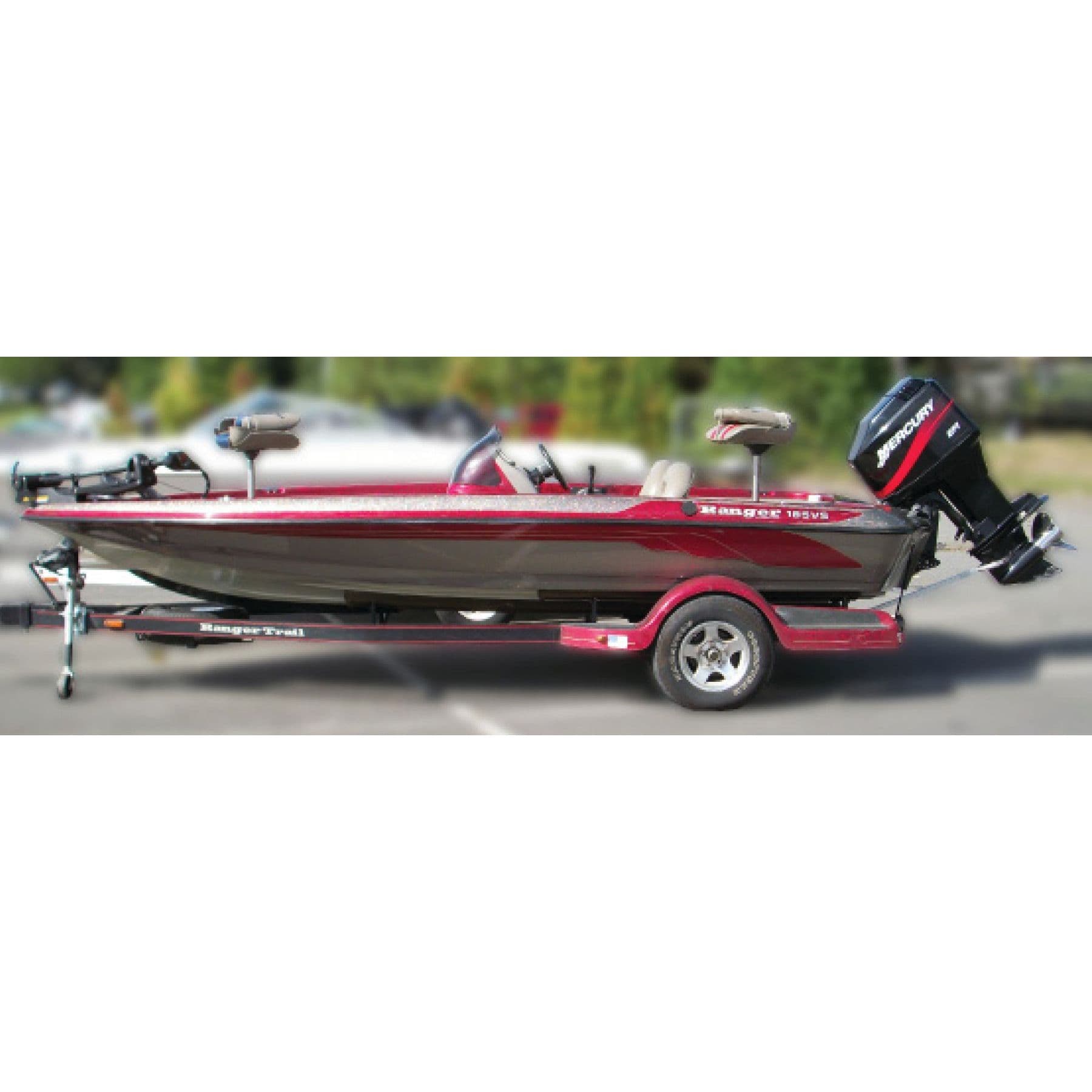Pro Style Bass Boat Cover 17’ 6” x 80” (Gray)