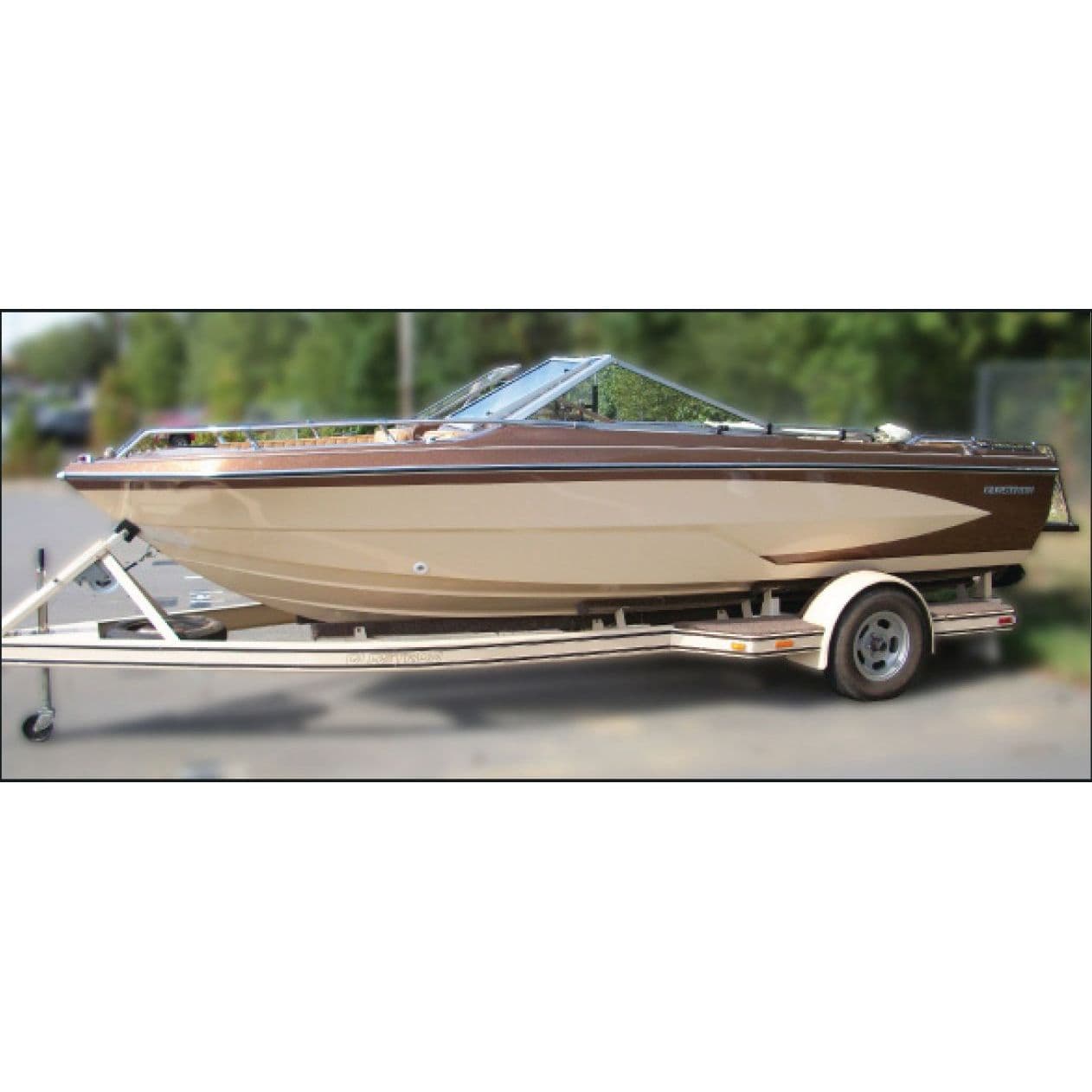 V-Hull with I/O Boat Cover 22’ x 96” (Mt. Rock)