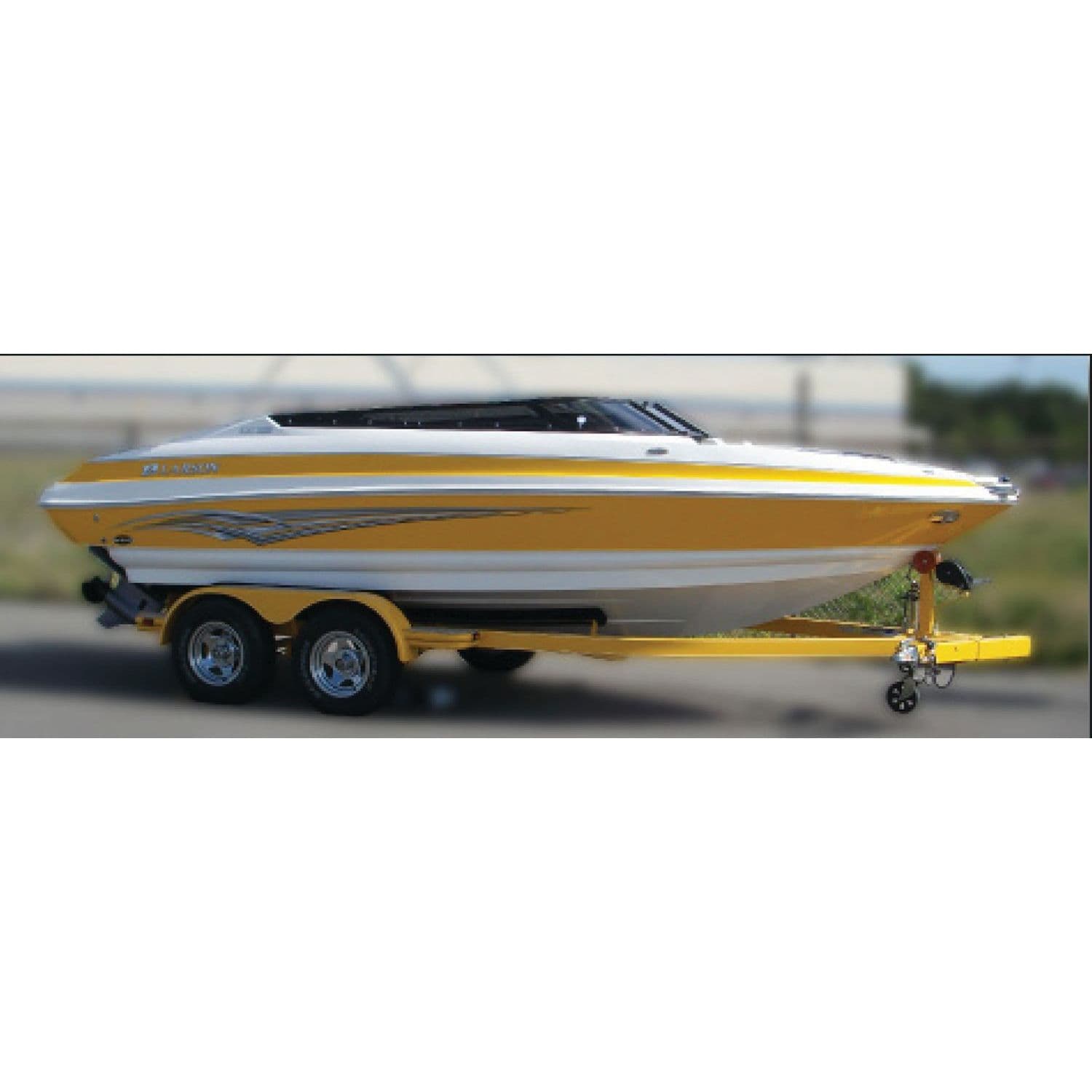 Euro Style V-Hull with I/O Boat Cover 23’ x 102” (Blue)