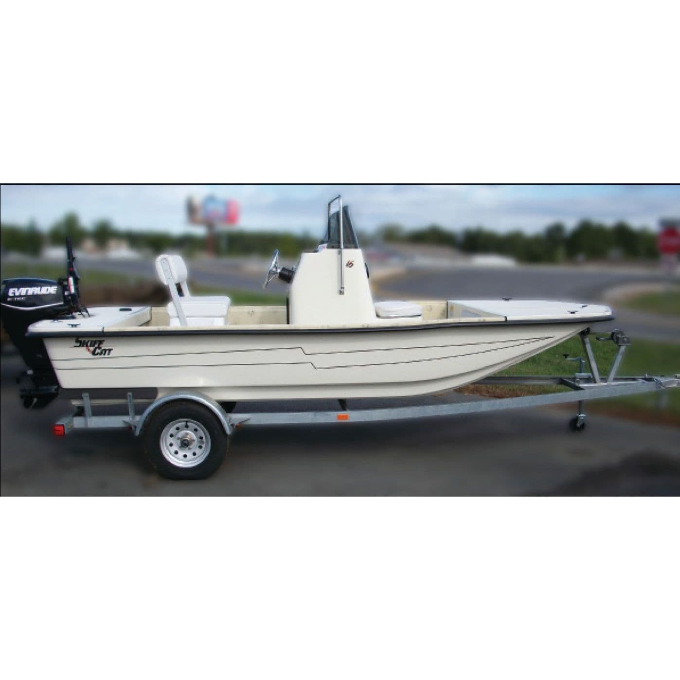 Center Console Boat Cover 22’ x 100” (Gray)