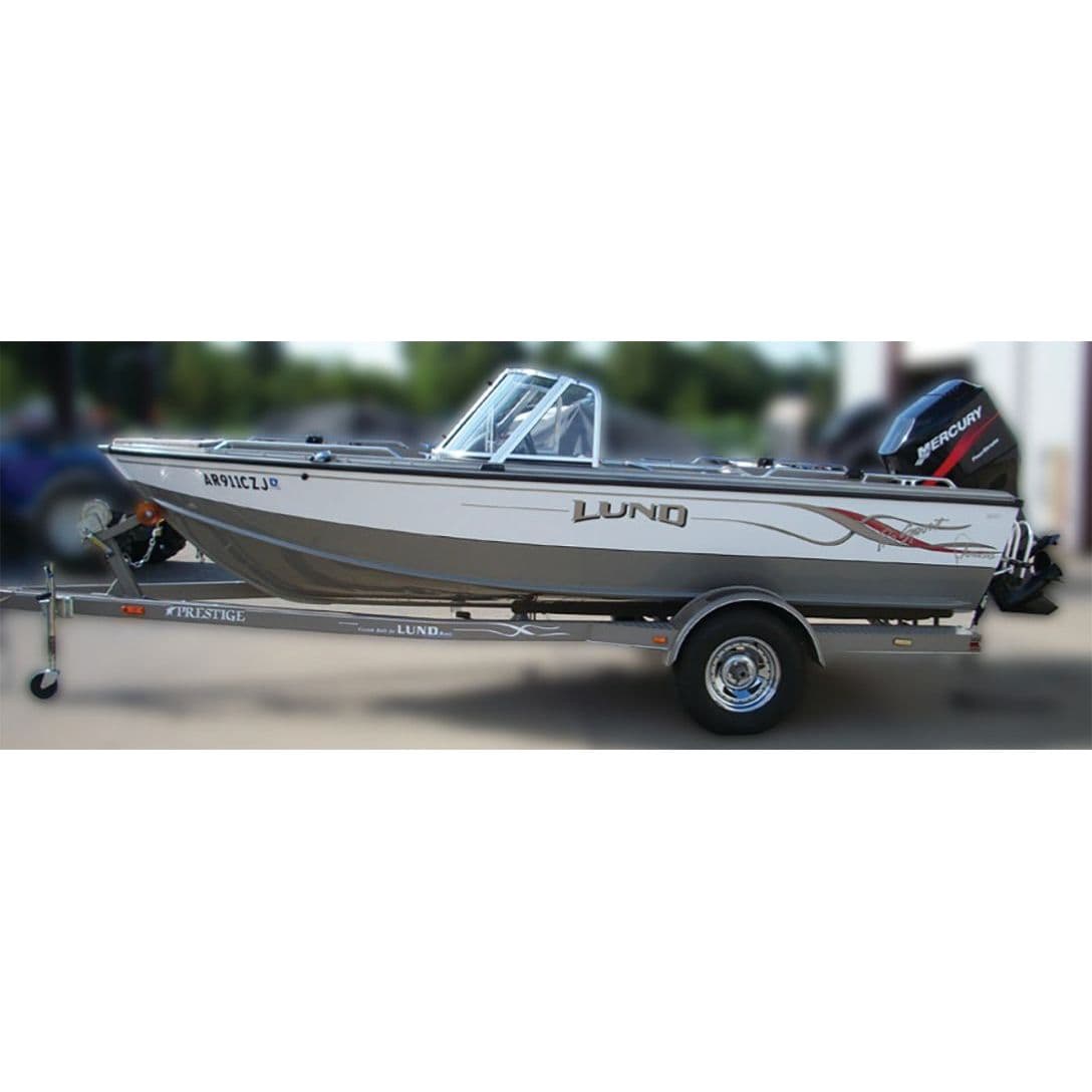 Deep V-Hull Aluminum Fishing Boat Cover 17’ 6” x 79” (Gray)