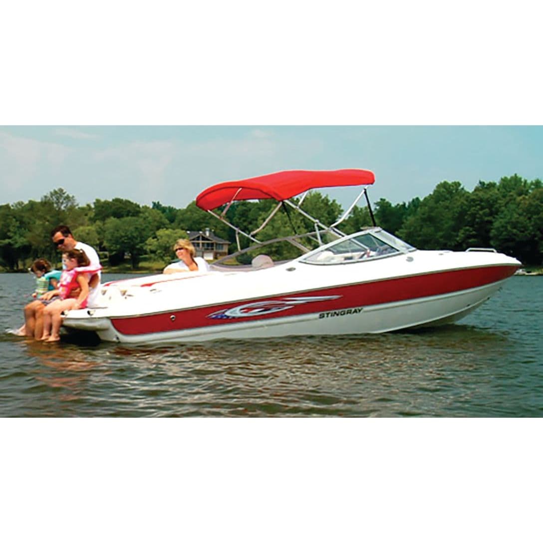 3 Bow Bimini Top with Boot 79”-84” (Red)