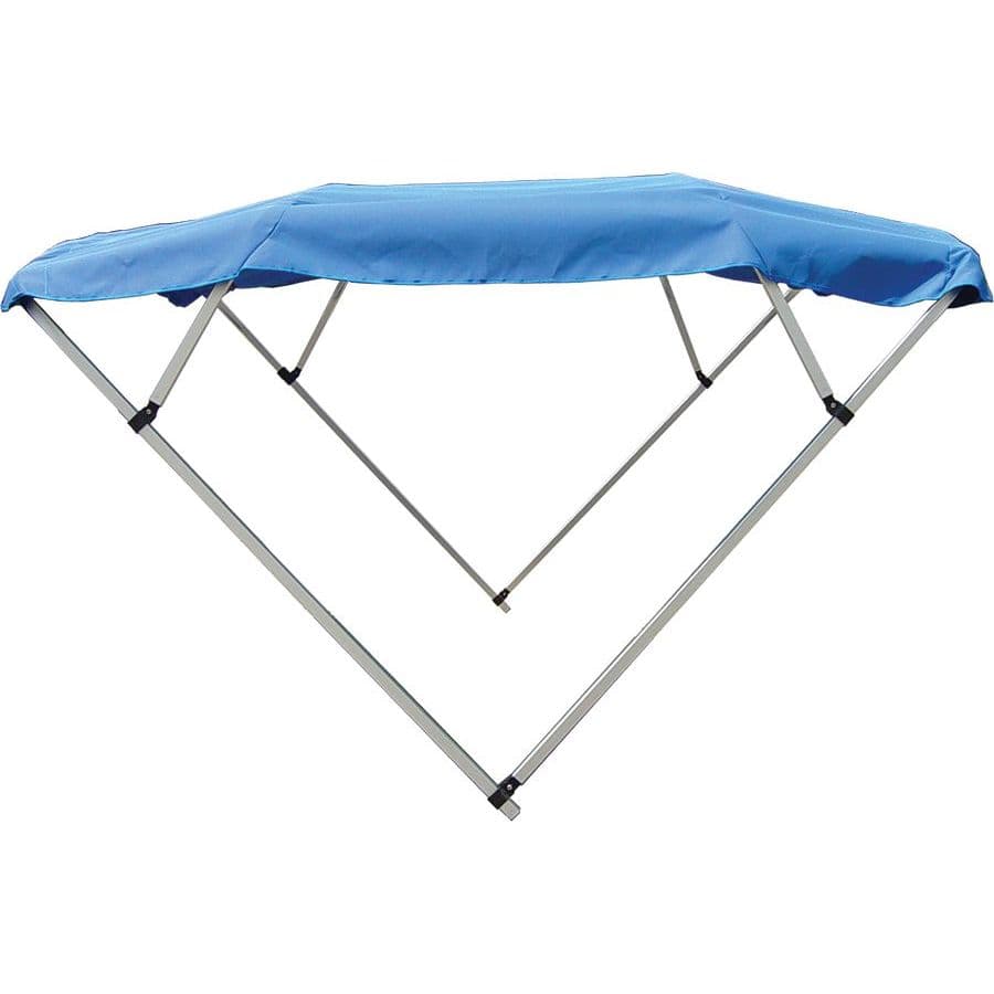 4 Bow Round Tube Bimini Top with Boot 67”-72” (Red)
