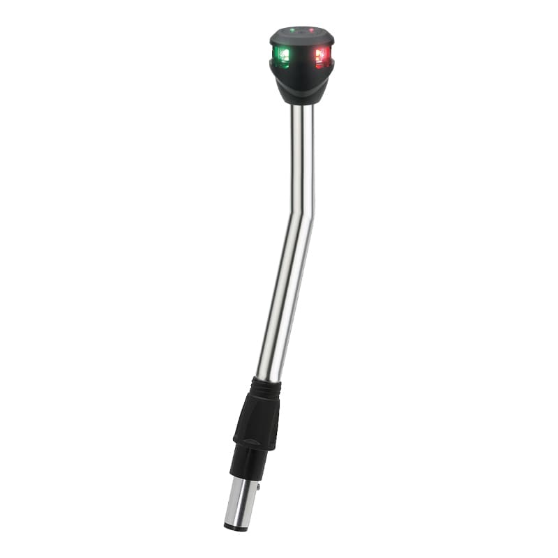 LightArmor™ L.E.D. Bi-Color Stowaway Bow Light (10” L Angled Locking Collar Pole)