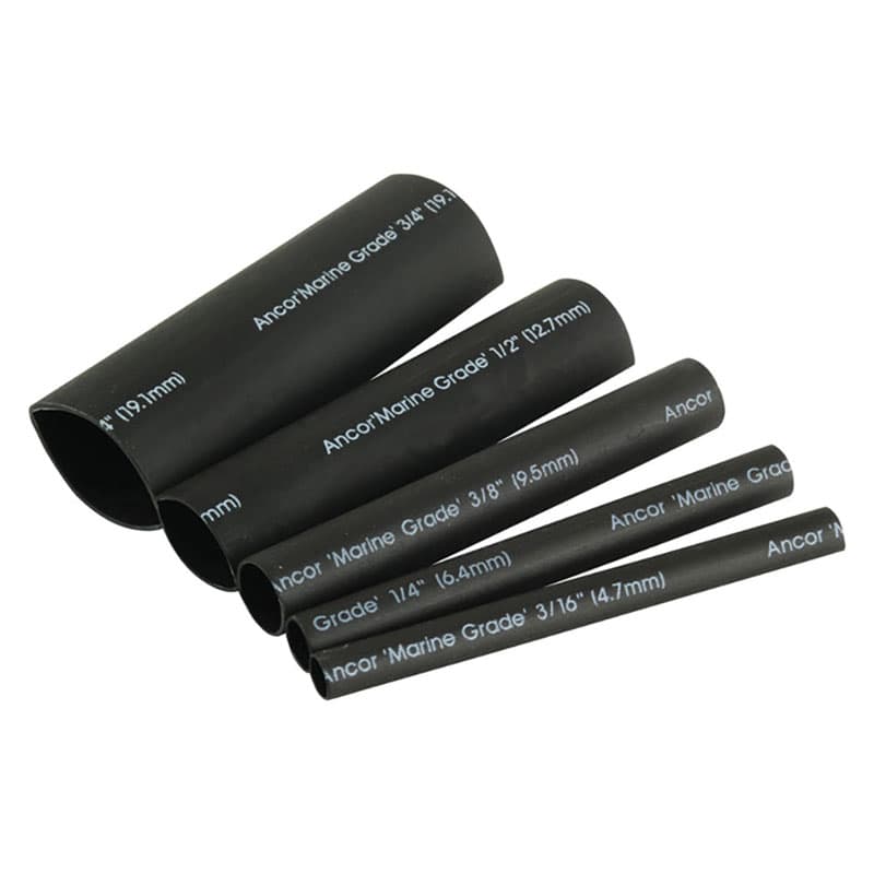 Adhesive Lined Heat Shrink Tubing (ALT) (Wire Range: 8-4 AWG, Length 6", Black)