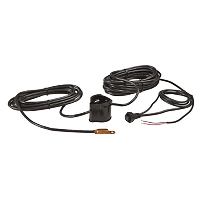 In-Hull/Trolling Motor Mount Transducer with 20’ Cable, Remote Temp