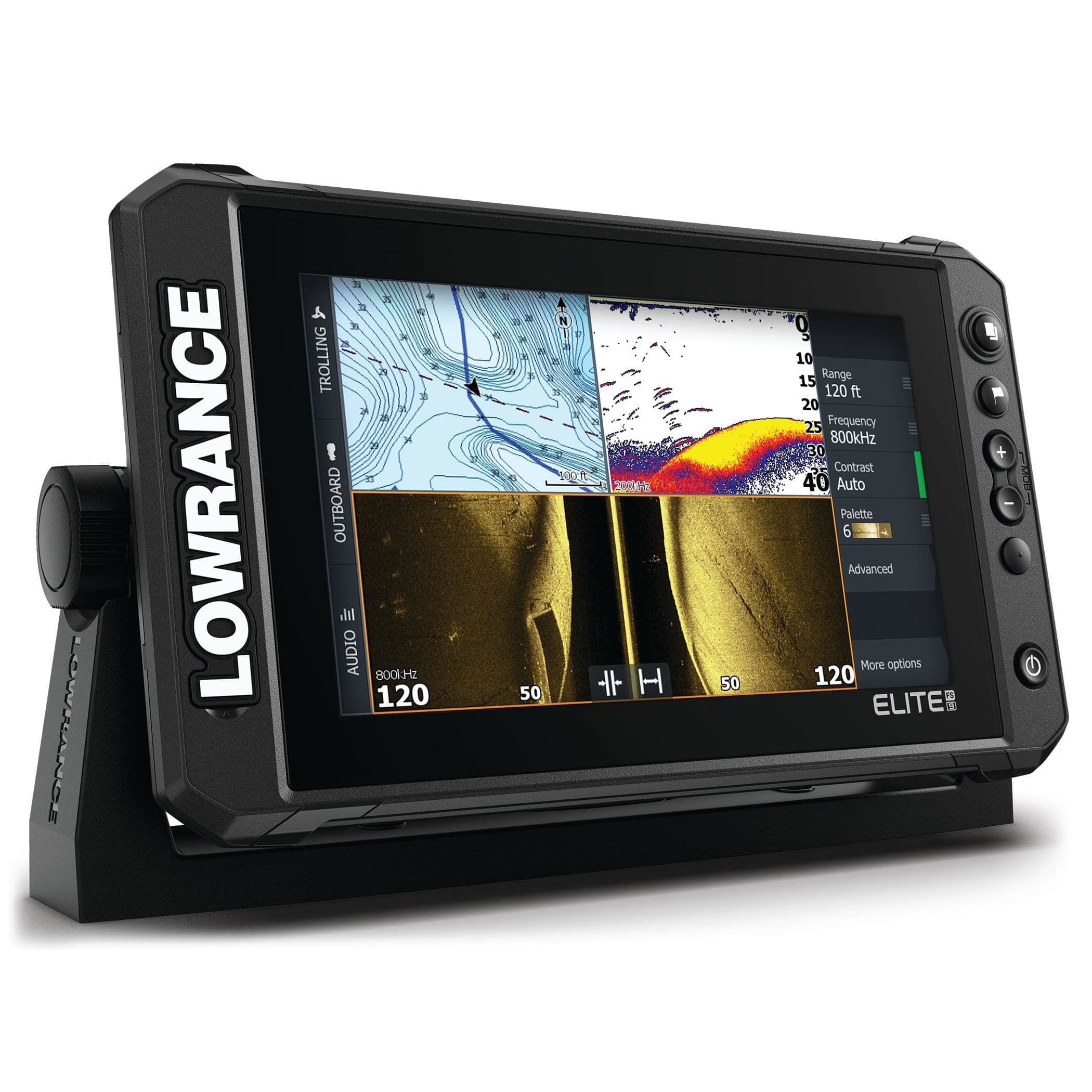 Elite FS 9 Fishfinder/Chartplotter with Active Imaging 3-In-1