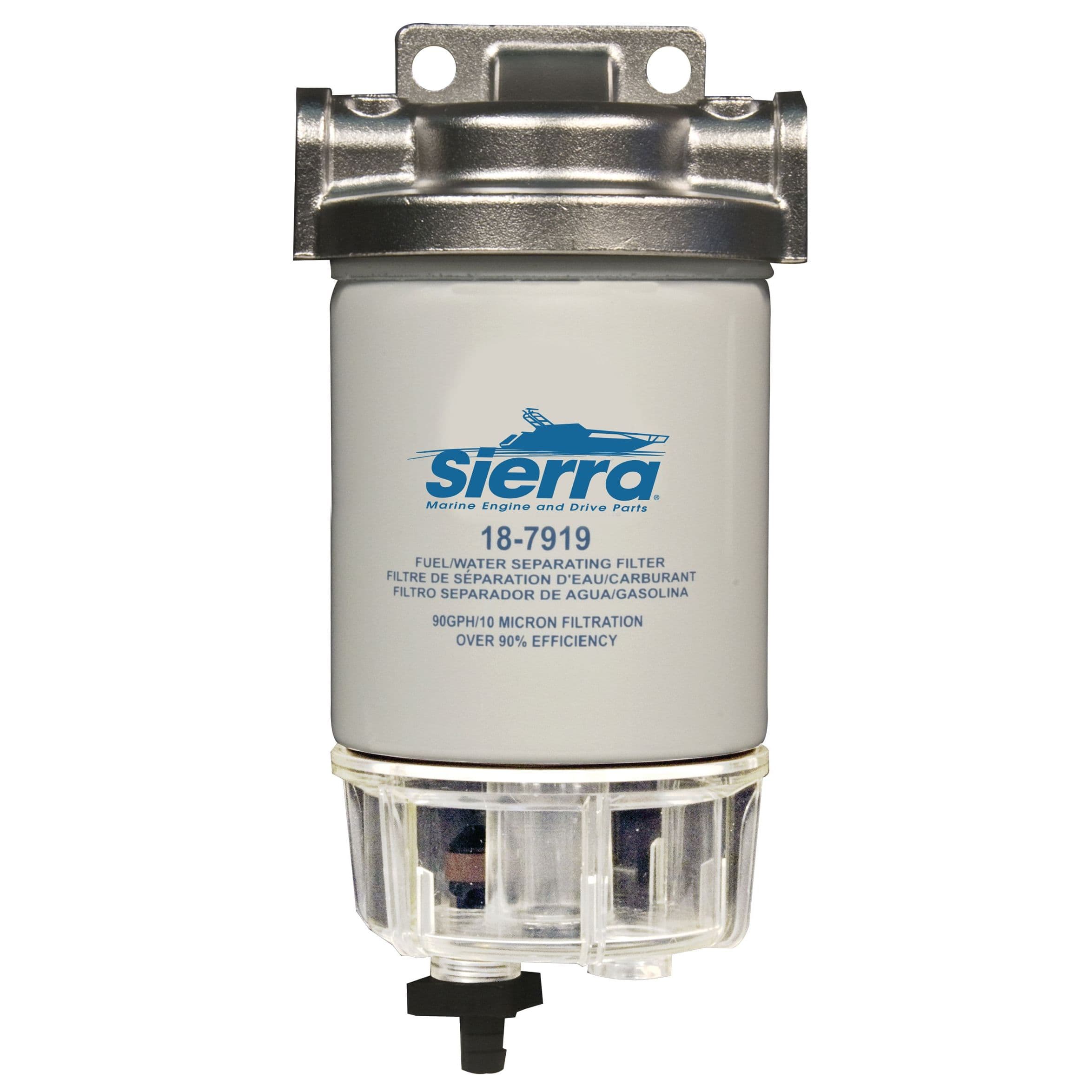 Fuel Water Separator Kit with AquaVue™ Collection Bowl (1/4” Stainless Steel)