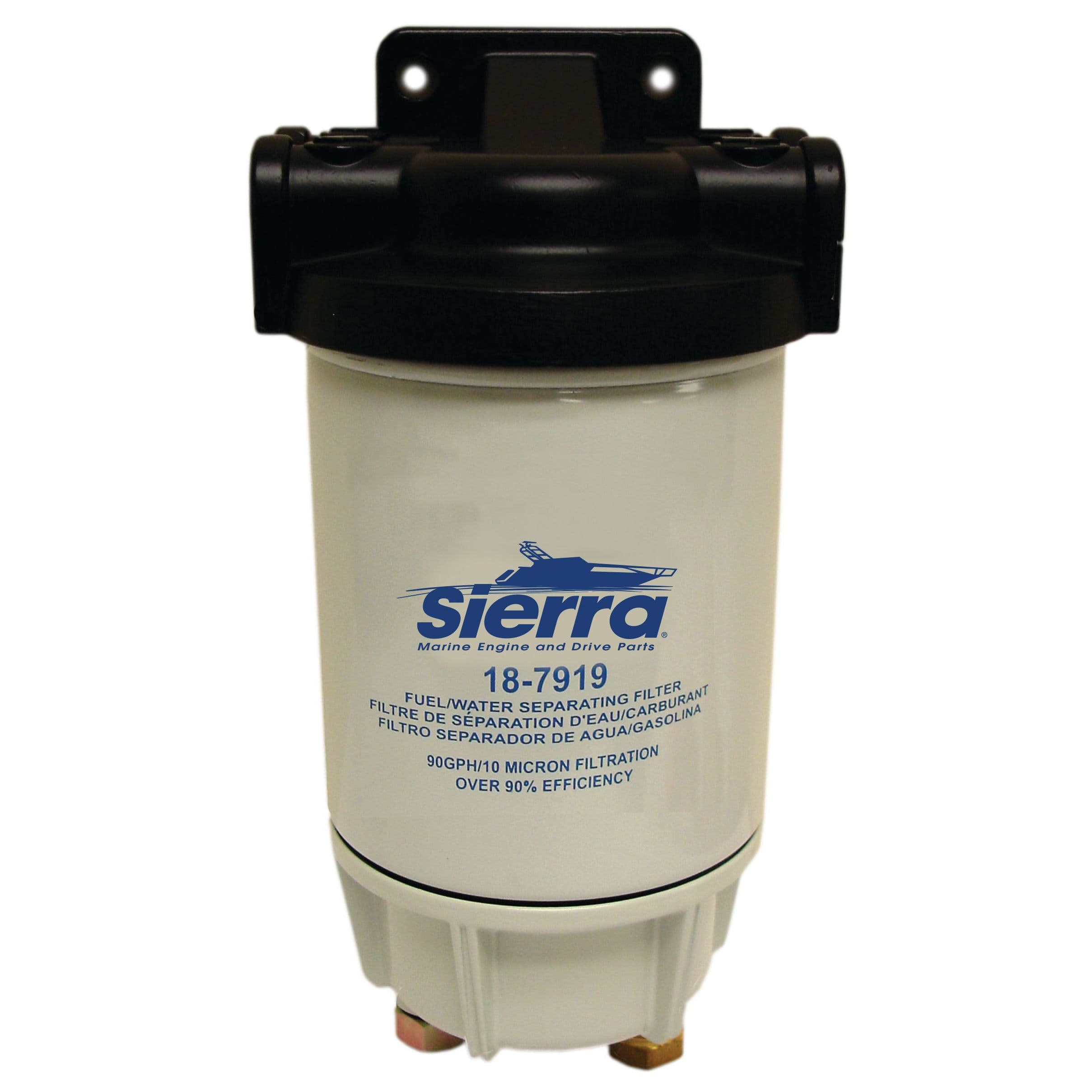 Fuel Water Separator Kit with Metal Collection Bowl (1/4” Aluminum)