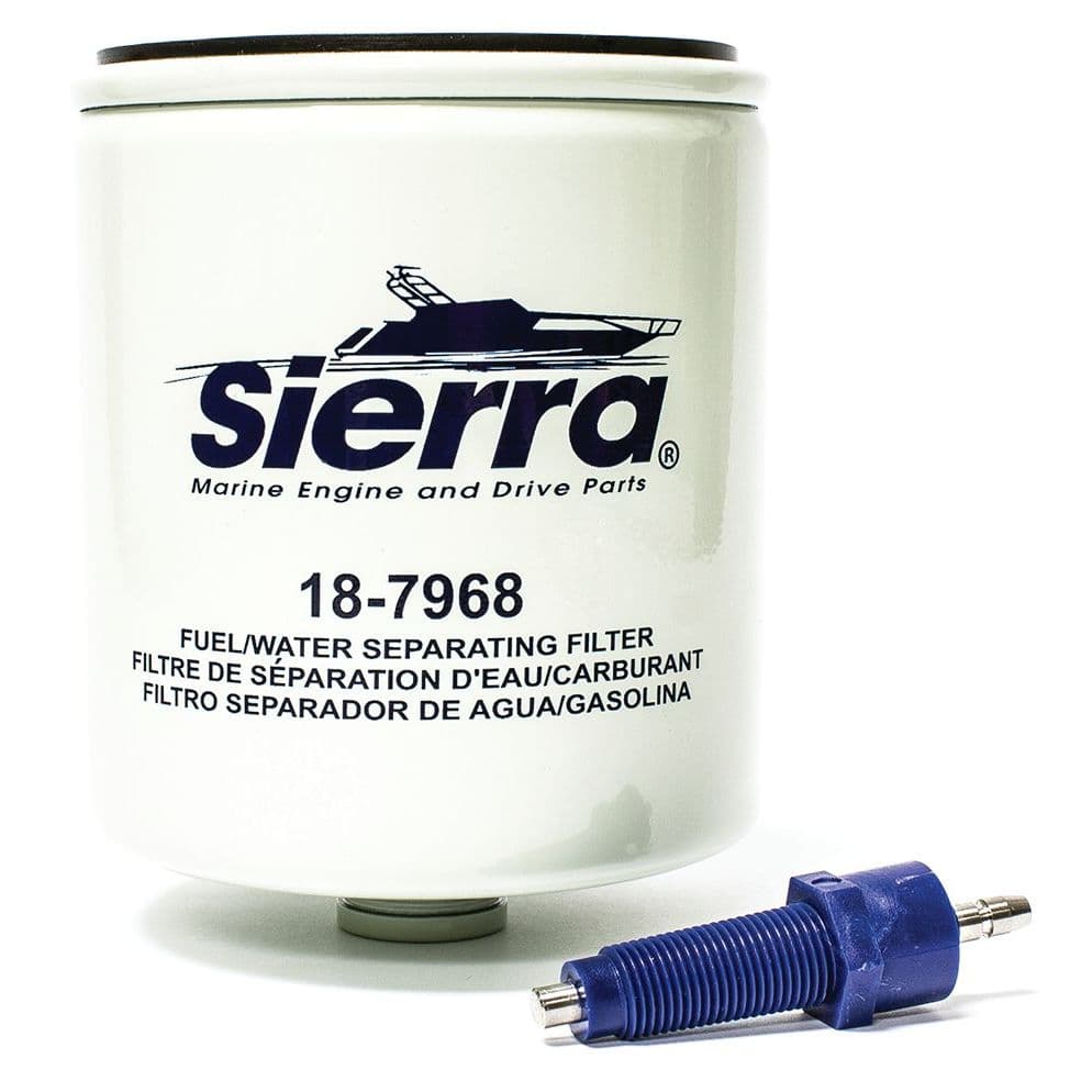 Replacement Fuel Filter with Sensor for Mercury/Mariner- 10 Micron