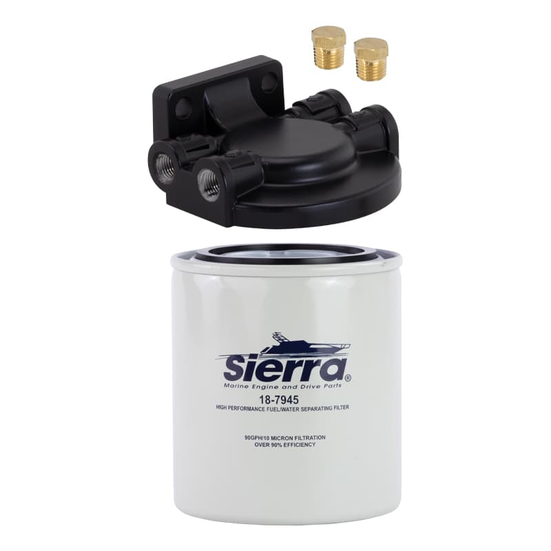 Fuel/Water Separator Kit - 10 Micron (1/4” Aluminum, Tall Filter)