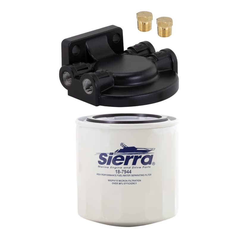 Fuel/Water Separator Kit - 10 Micron (1/4” Aluminum, Short Filter)