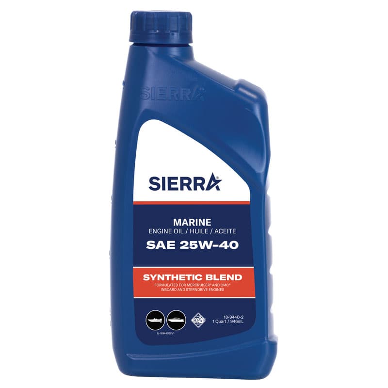 Synthetic Blend Engine Oil - SAE 25W-40 (Quart)