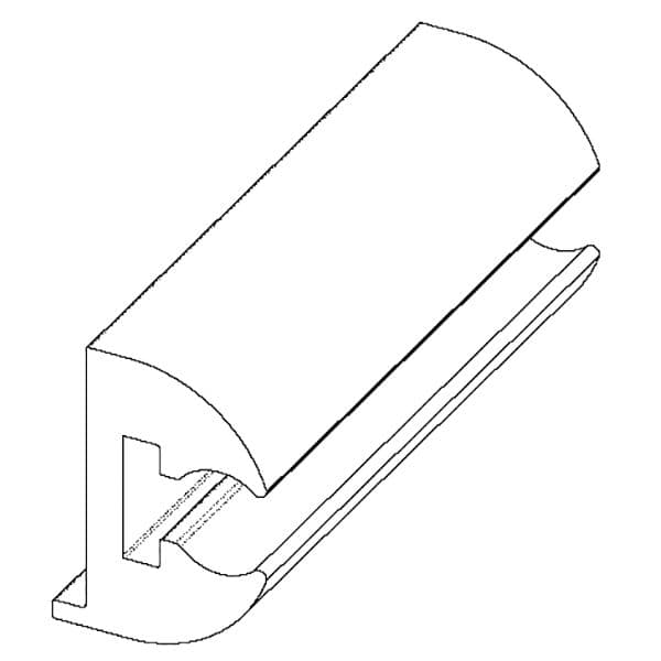 Flex Base Rub Rail (50’ L)