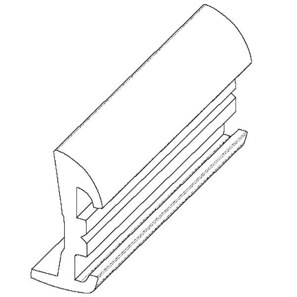 Rigid Base Rub Rail (50’ L)