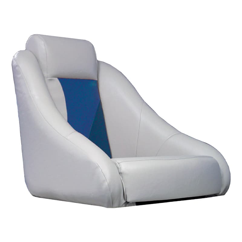 Designer Series Captain’s Chair (Gray with 2-Tone Blue Accents)
