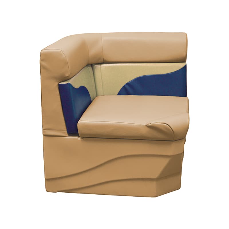 Designer Series 27” Corner (Tan with Sand/Blue Accents)