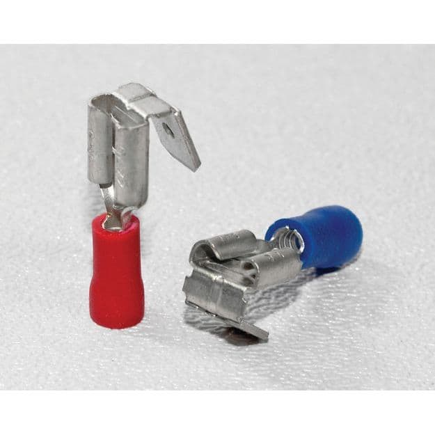 Vinyl Insulated Piggy-Backs (22-16 AWG, Red)