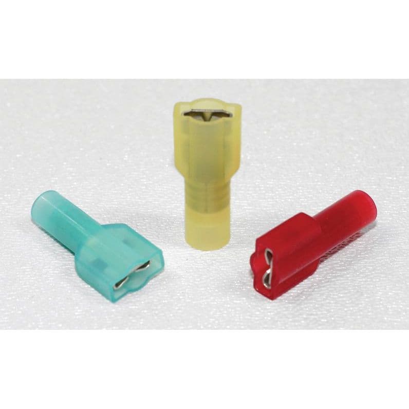 Nylon Insulated - Fully Insulated Quick Slides (22-18 AWG, Red, Female)