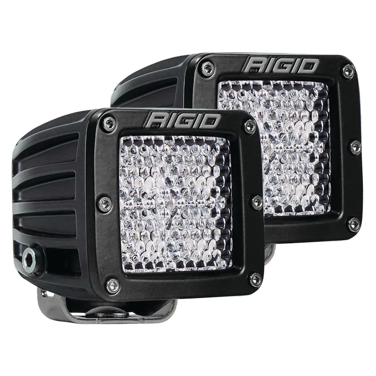 D-Series Pro L.E.D. Spreader Light (Flood Diffused, Black, Surface, Sold Per Pair)