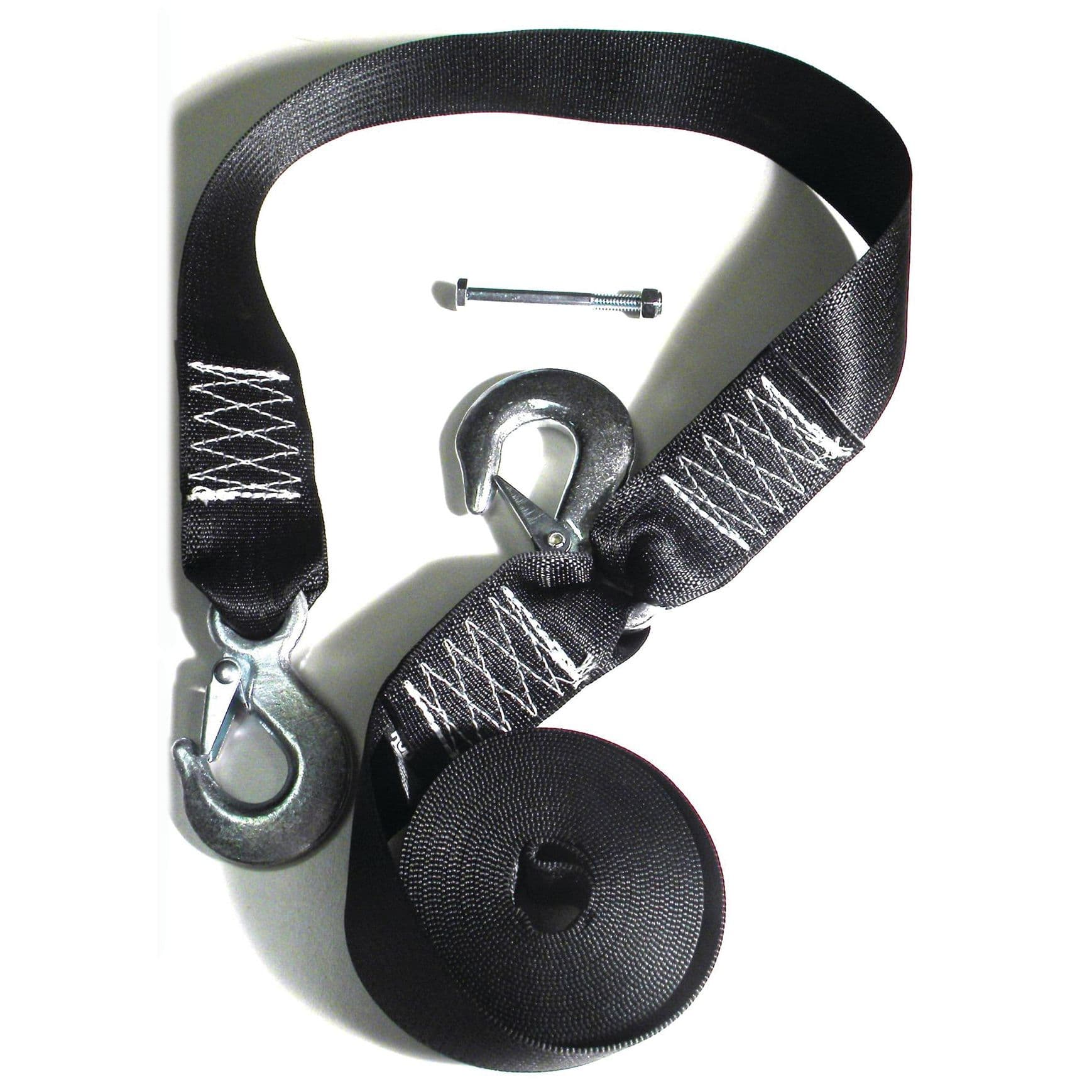 Winch Strap with Safety Strap