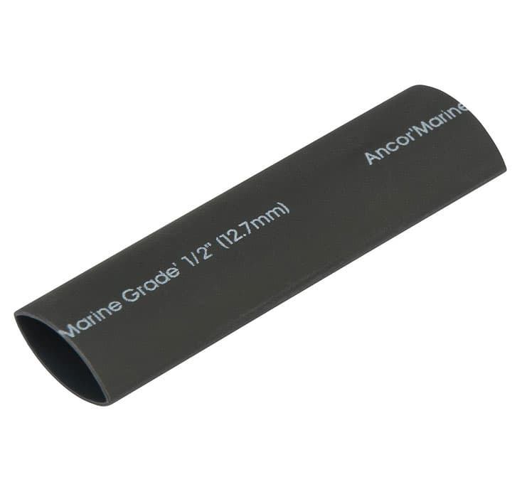 Adhesive Lined Heat Shrink Tubing (ALT) (Wire Range: 8-4 AWG, Length 12", Black)