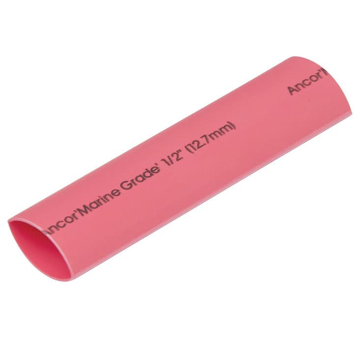 Adhesive Lined Heat Shrink Tubing (ALT) (Wire Range: 8-4 AWG, Length 12", Red)