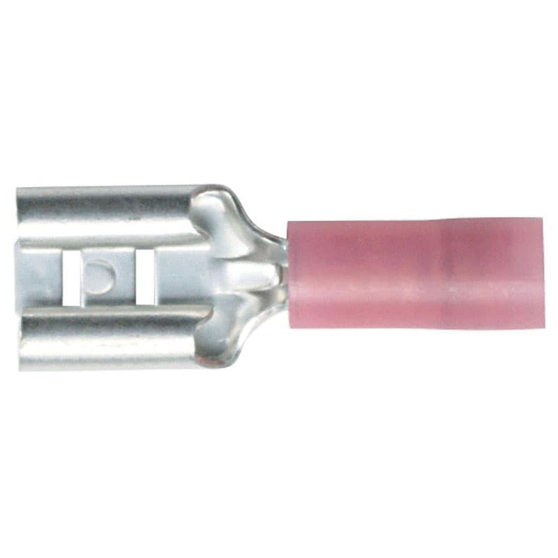 Nylon Female Disconnect - AWG 22-18, Tab Size .250, Color Red