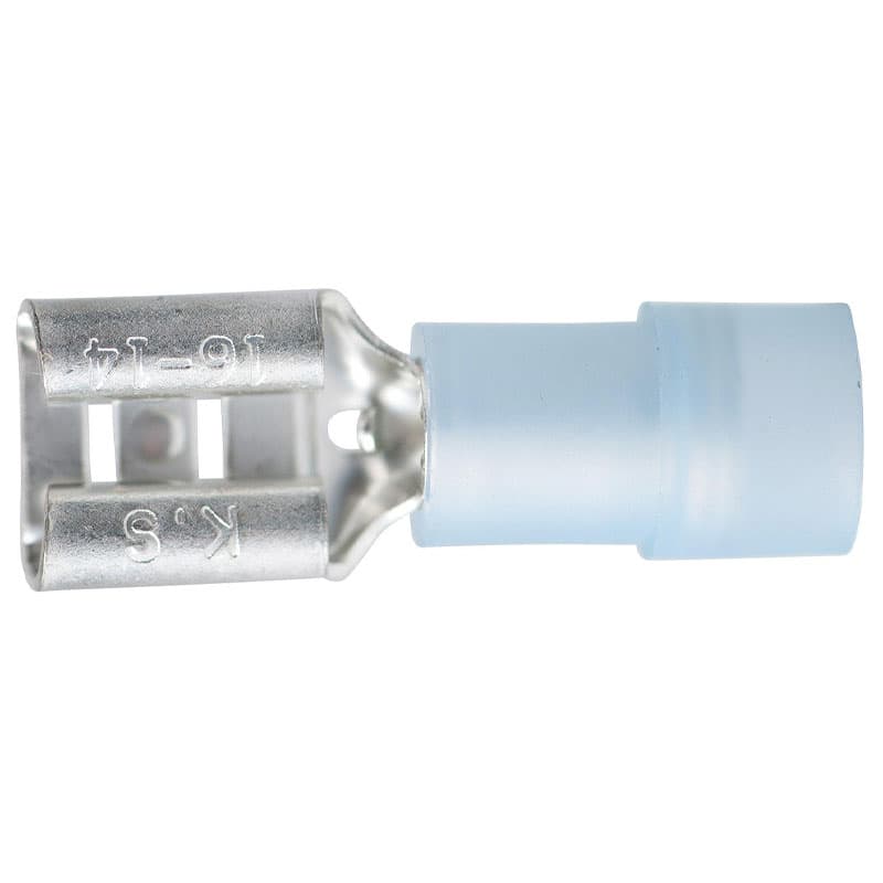 Nylon Female Disconnect - AWG 16-14, Tab Size .250, Color Blue