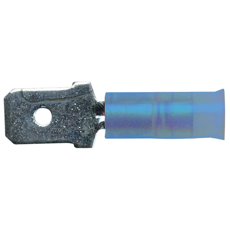 Nylon Male Disconnect - AWG 16-14, Tab Size .250, Color Blue
