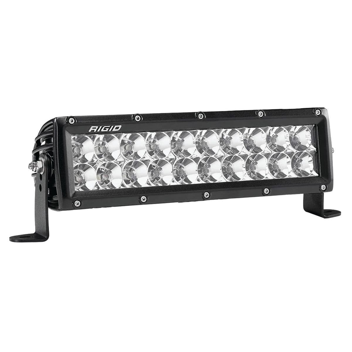 E Series Pro L.E.D. Light Bar (Flood, Black, Surface, Size 10")