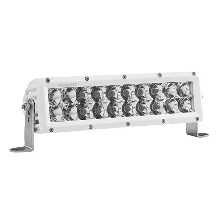 E Series Pro L.E.D. Light Bar (Spot/Flood, White, Surface, Size 10")