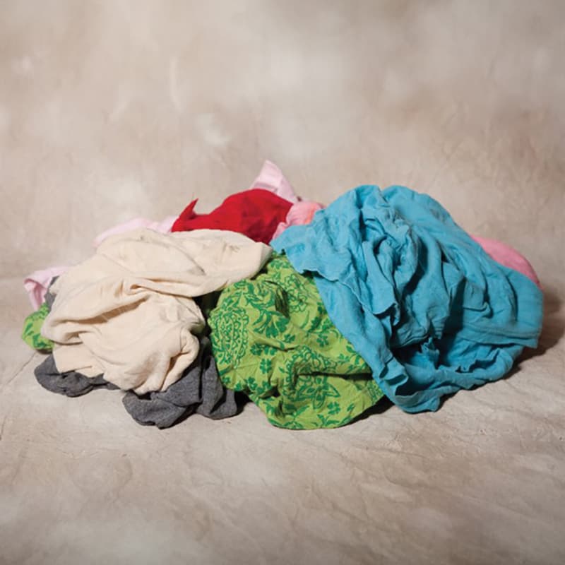 Color T-shirt Rags (25 lbs.)