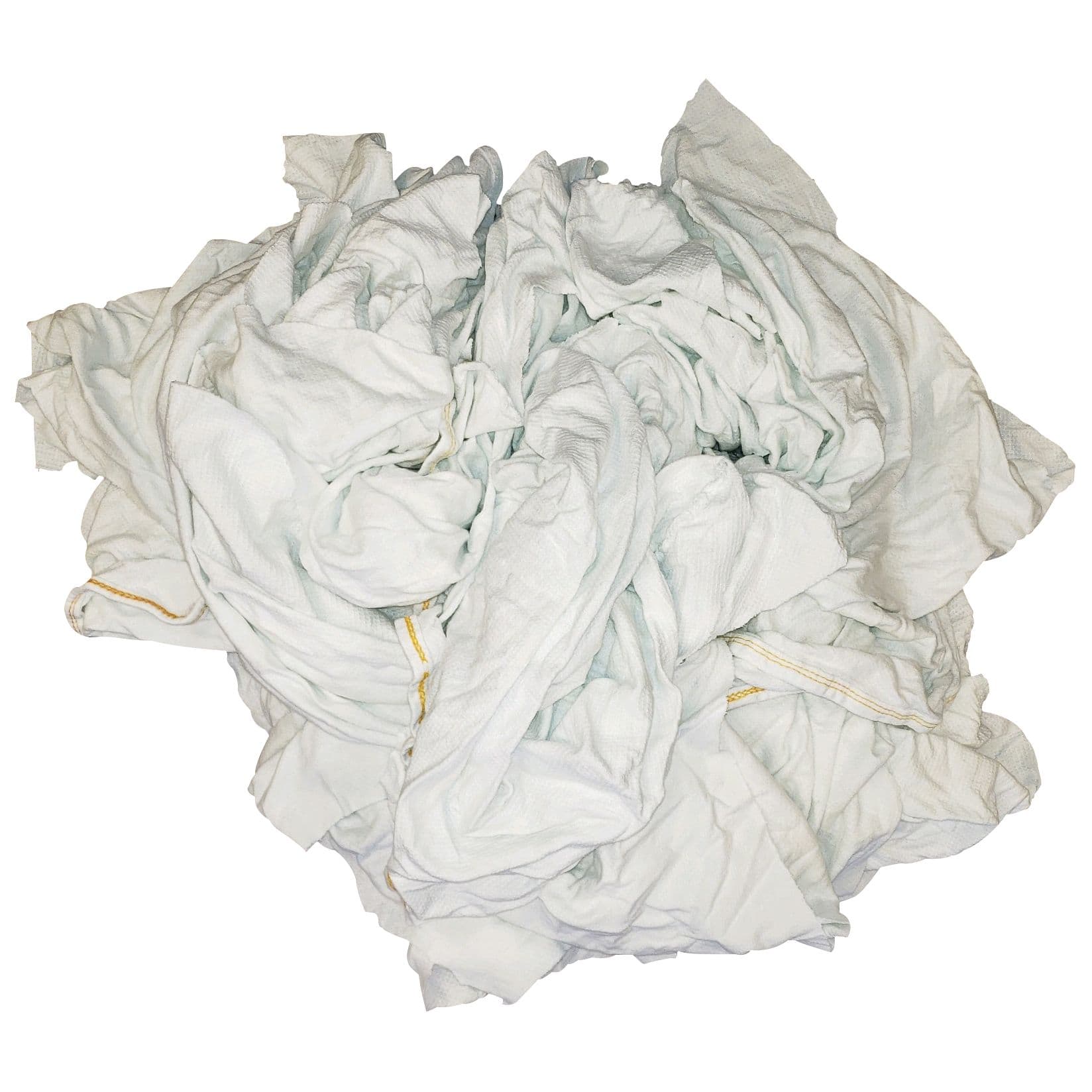 White Knit Rags - 100% Cotton (10 lbs. Box)