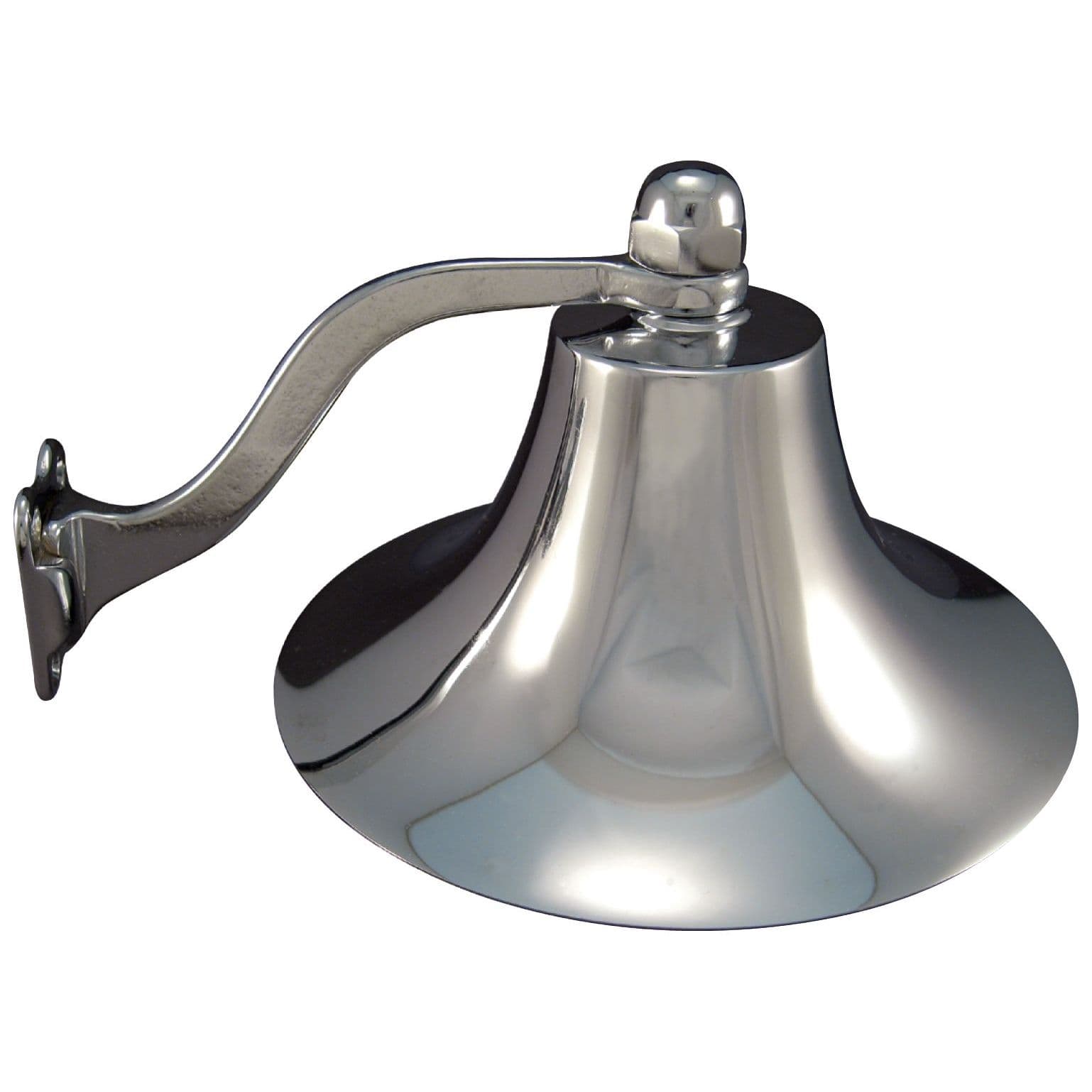 8" Heavy Cast Chrome Plated Ship’s Bell