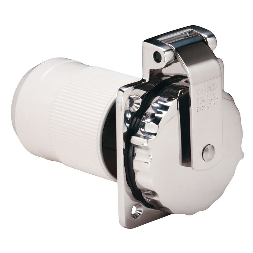 Stainless Steel Power Inlet (50A, 125V)