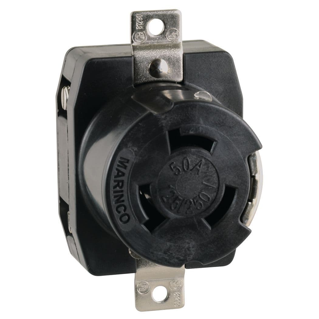 Wire Dock Side Receptacle (50A, 125/250V)