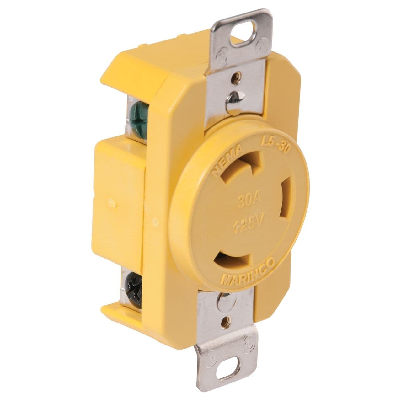 Locking Receptacles (Yellow)