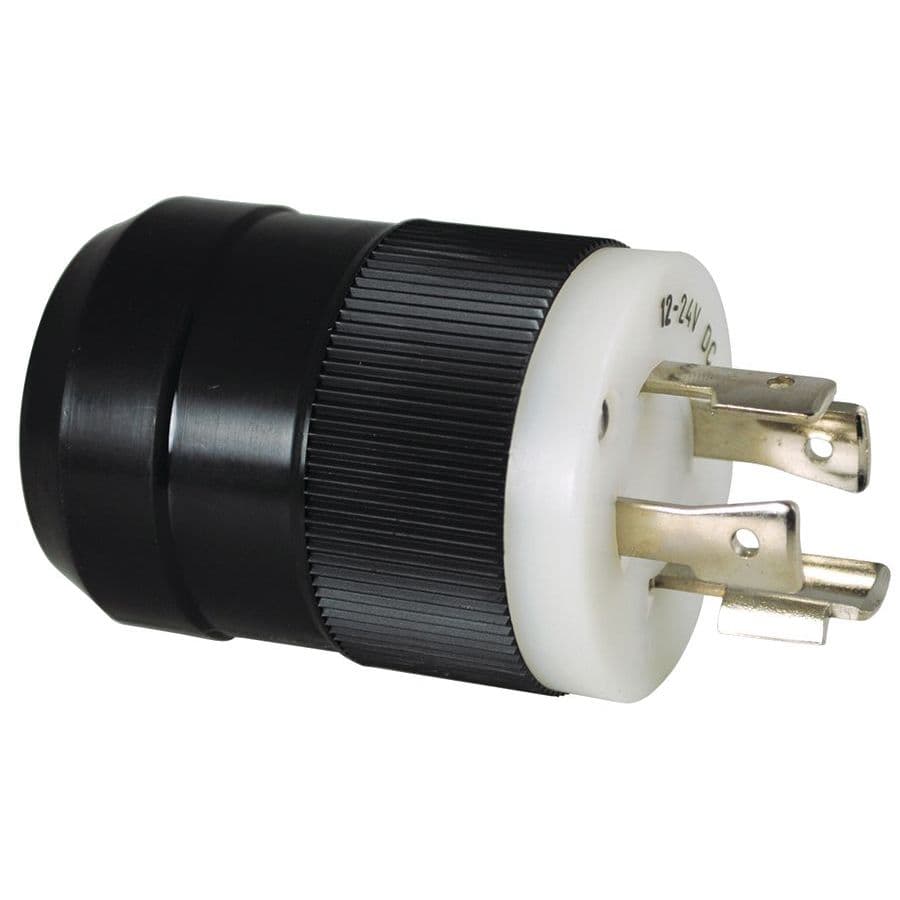 4-Wire 12/24V Locking Charging/Trolling Motor Plug (Male)