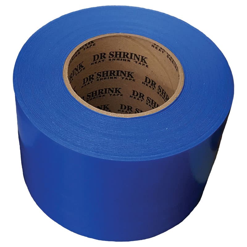 Heat Shrink Tape - 9 Mil (3” x 180’, Blue)