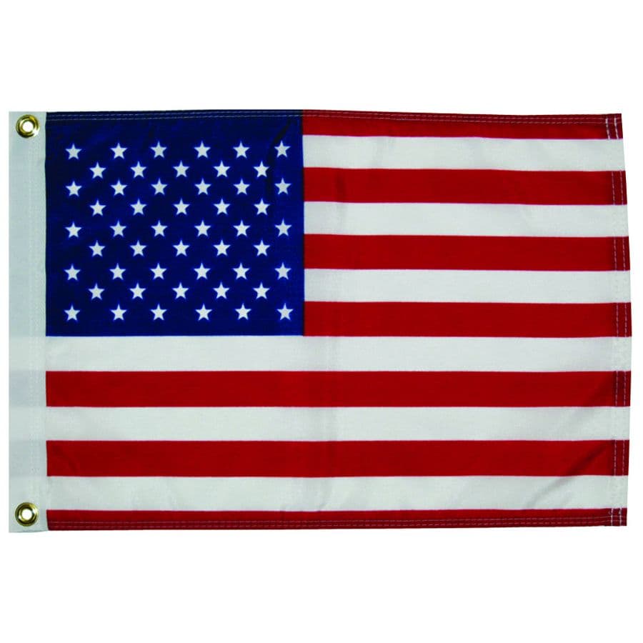 United States Flag - Nylon Ensign (12” x 18”)