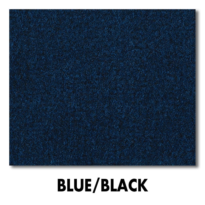 Malibu Carpet (6’ x 10’, Blue/Black)