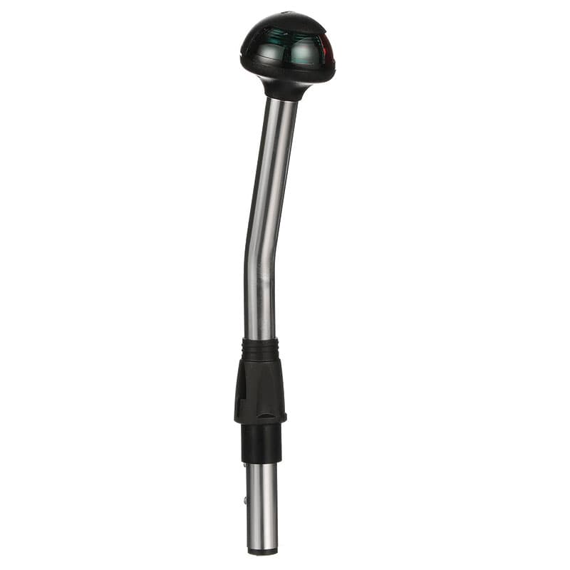 Pulsar™ Bi-Color Stowaway Bow Light (10" L Angled Standard Pole)