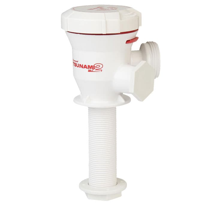 Tsunami Mk2 Series Aerator Pump - Thru-Hull (500 GPH)