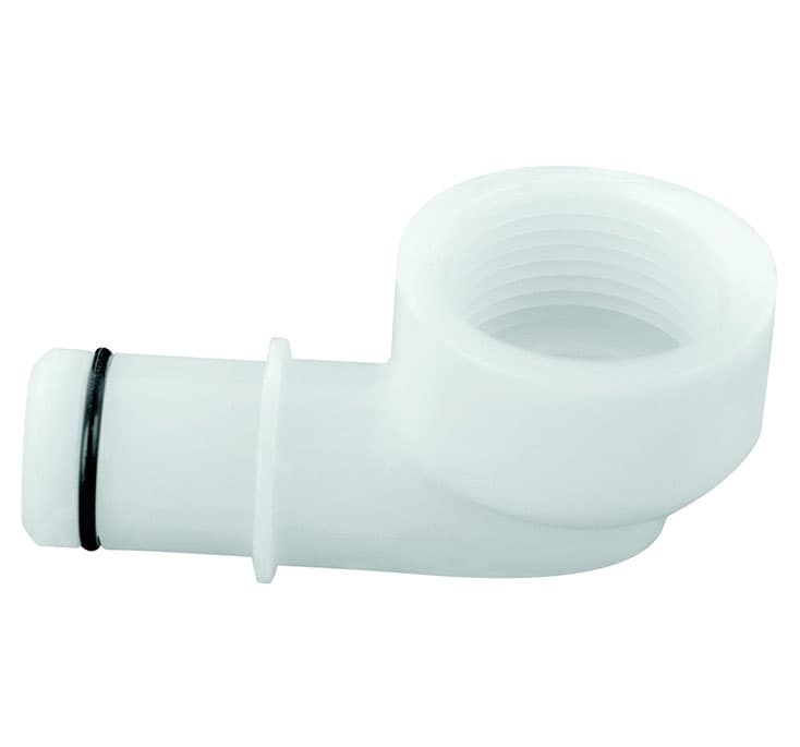 90° Thread-to-Barb Connector
