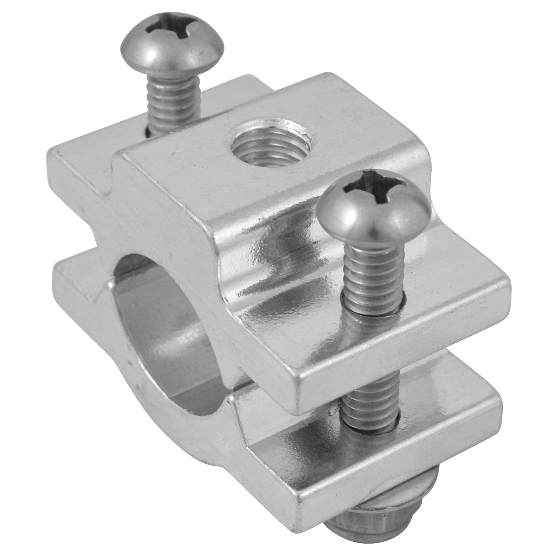 “Sure Grip” Steel Rod Holder Clamp-On Rail Base (Fits Round Rail Up to 7/8")