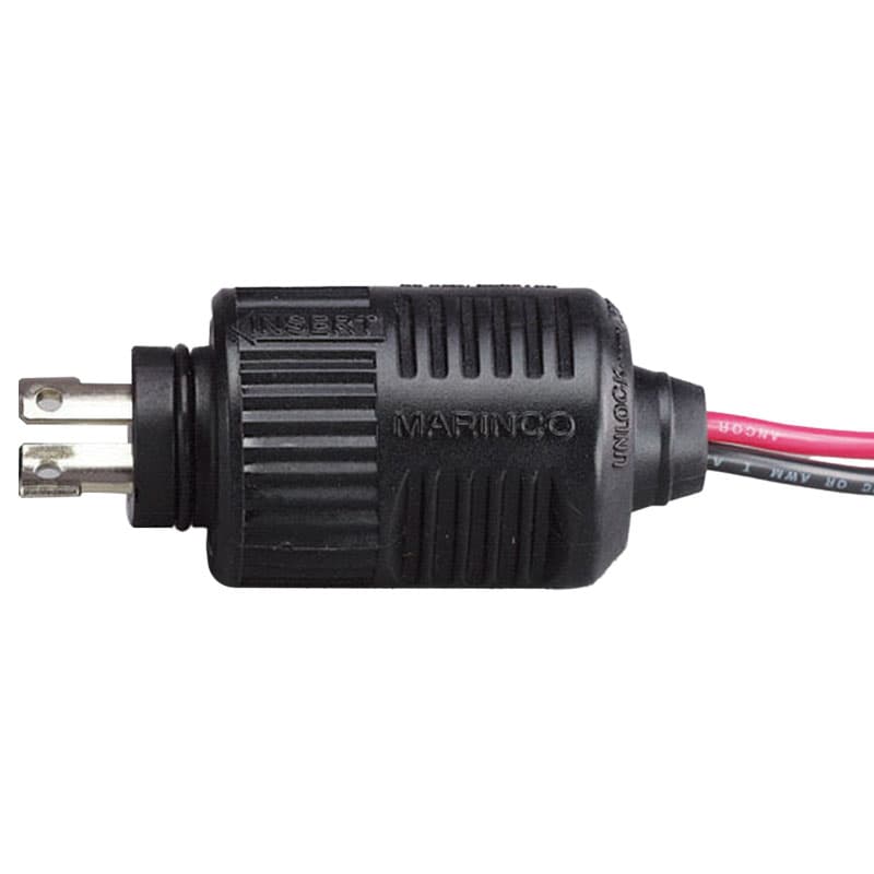 Receptacle and Plug for 2-Wire ConnectPro Charging/Trolling System