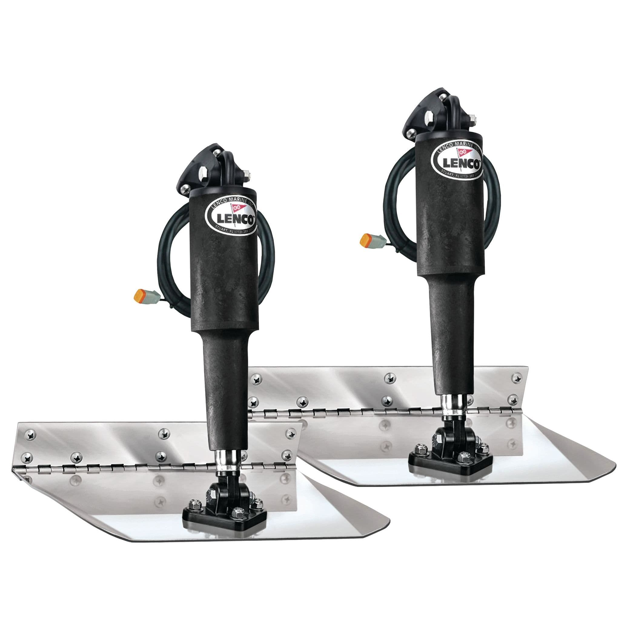 Standard Mount Trim Tab Kit - 12-volt - Electro-Polished Finish (9" x 12")